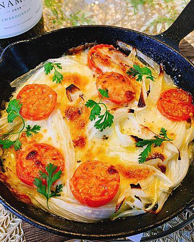 新玉ねぎのチーズ焼き