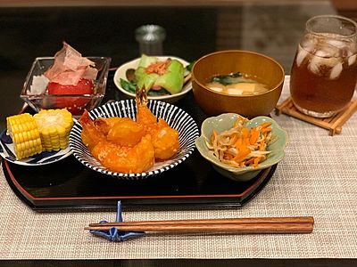 皮剥きトマトのお浸し