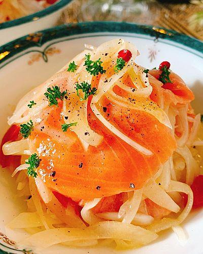 サーモンのマリネ