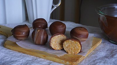 [材料4つ・大量生産] 簡単冷やすだけ！お洒落なクッキートリュフ