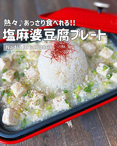 塩麻婆豆腐プレート