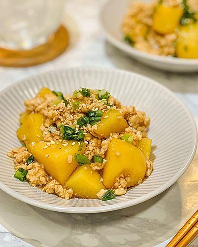 じゃがいものそぼろ煮