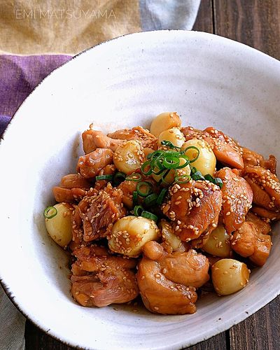 鶏肉とにんにくのさっぱり煮