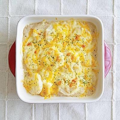 長芋とツナのドフィノア