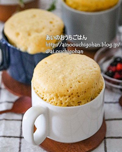 HM&電子レンジで失敗なし！4歳娘が作るマグカップケーキ