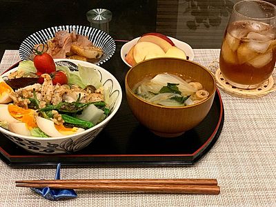 具沢山グリルサラダ