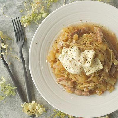 じゃがバター和風パスタ
