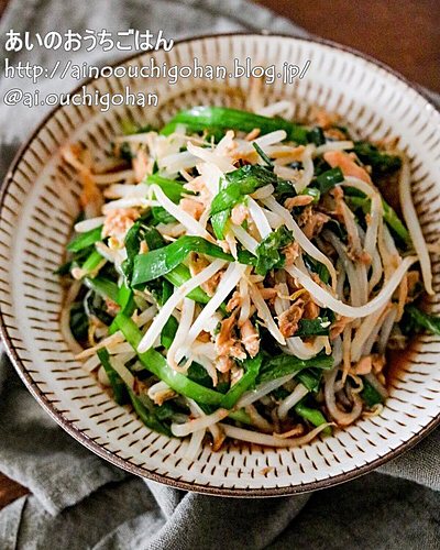 【材料3つ】5分で即だし副菜！味付けも楽ちんニラもやし炒め