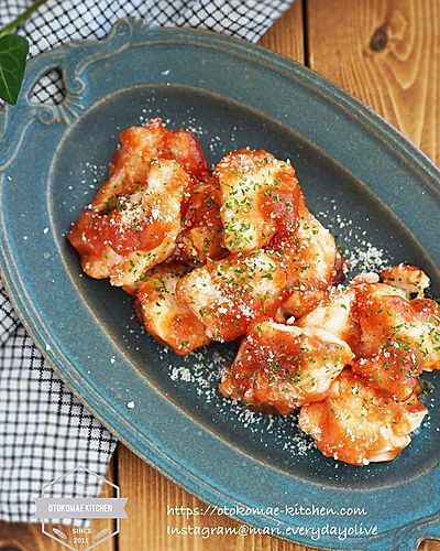 【10分】ご飯がすすむ人気おかず♪鶏むね肉のチキンチャップ