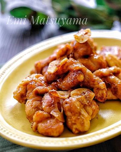 やみつき！＊ガーリックカレーウスターチキン＊