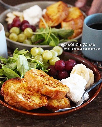 時短で十分美味しい♡甘すぎない我が家のフレンチトースト