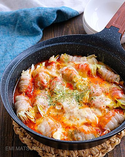 ロールキャベツならぬ！とろーりチーズのキャベツ豚ロール