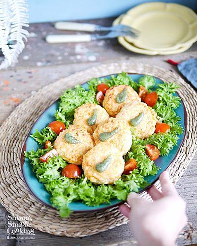 もっちり鶏バーグ