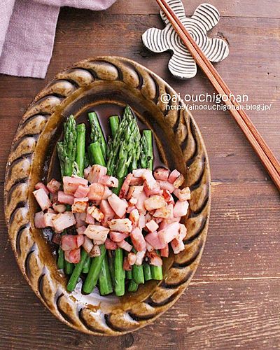 おつまみアスパラベーコン