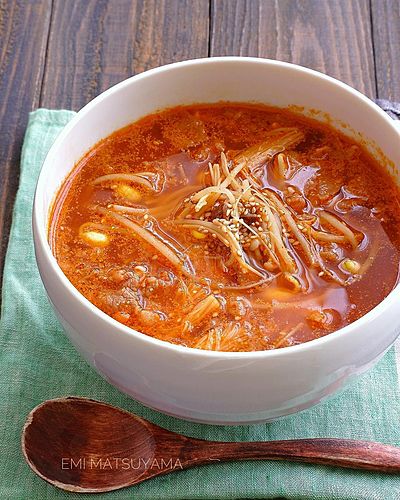 牛こまでお手軽簡単！ユッケジャン風スープ