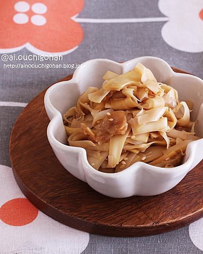 姫皮の梅きんぴら