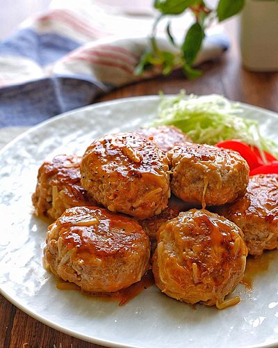 はんぺんもやしの豚つくねオイケチャマヨ味﻿