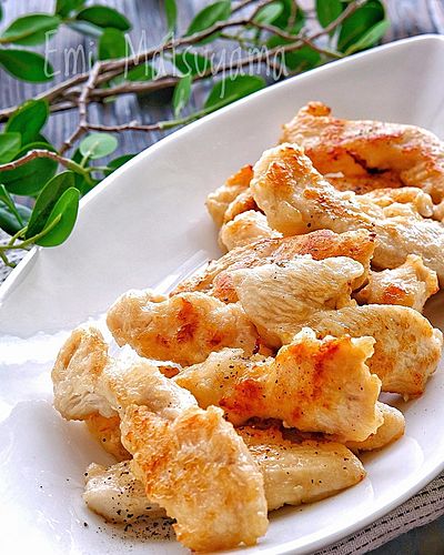 ＊鶏むね肉の絶品ガーリックレモン揚げ＊揚げ焼きでOK