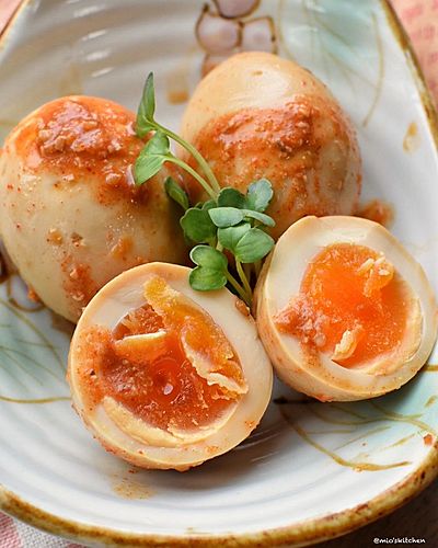 にんにく辛味噌味玉