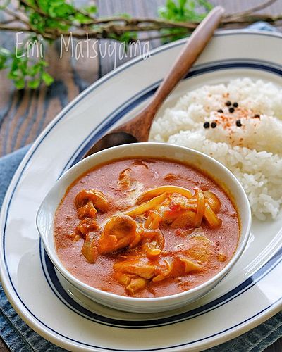 レンジで出来る！バターチキンカレー風【生クリーム・ルー不要】﻿