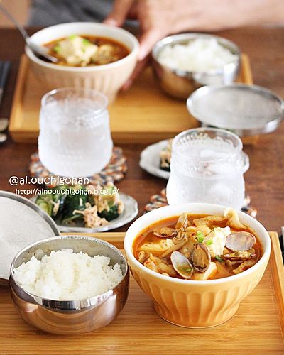 お家韓国料理の定番♡隠し味はあれ♡我が家のスンドゥブチゲ