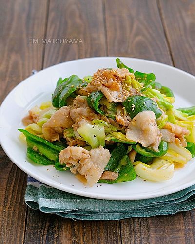 さっぱり回鍋肉風 ⁡