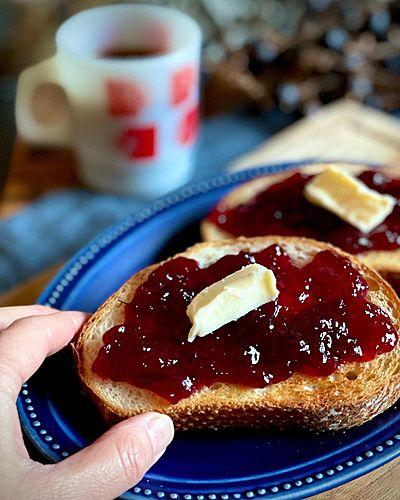 ジャムバタートースト