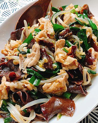 豚肉と野菜の中華風炒め