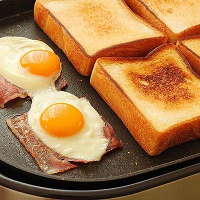 ホットプレートバタートースト