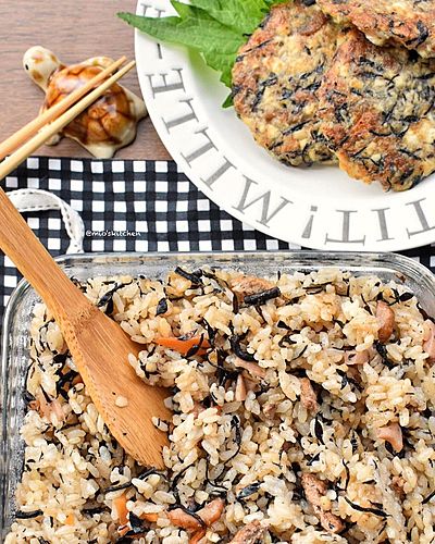 ひじきの煮物de炊き込みご飯