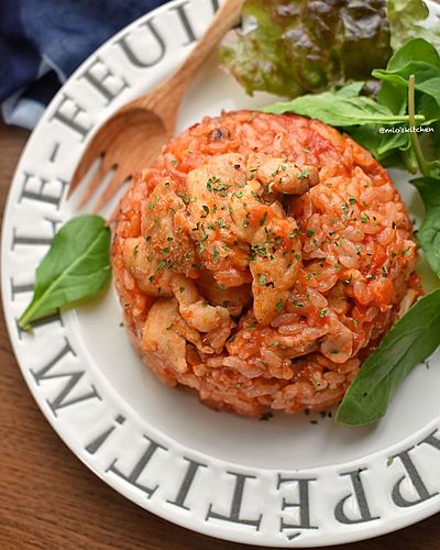 炊飯器deチキンライス