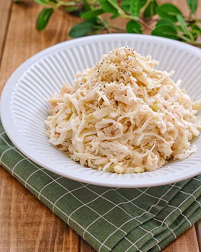 ポリ袋で簡単！＊切り干し大根とツナのシーザーサラダ＊