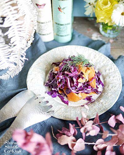 紫キャベツと人参のしなしなサラダ