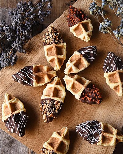 簡単cuteなワッフルクッキー