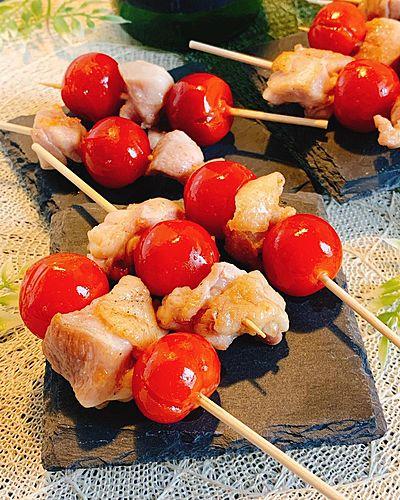 トマトチキン串