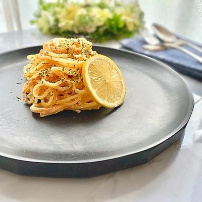 明太クリームレモンパスタ