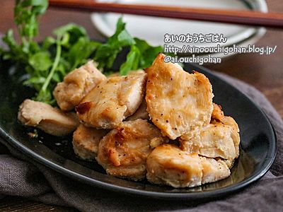 トースターで火を使わず簡単♪こんがり鶏むね肉のみそしょうが焼き♡