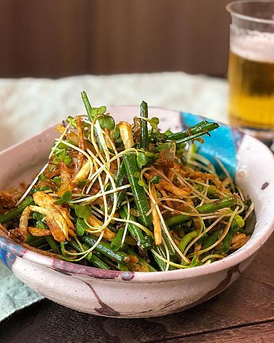 調味料は醤油だけ！ビールが進んじゃうネギとジャガイモのサラダ