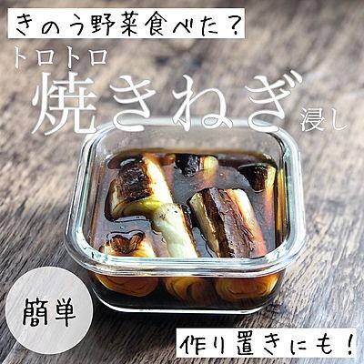 作り置きにも！トロトロ焼きネギ浸し