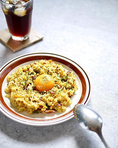 懐かしい味わいのドライカレー