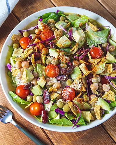 おうちで世界の料理風★『カラフルメキシカン風サラダ』