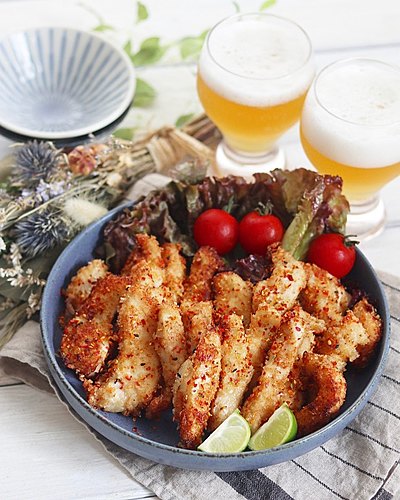 ゆずポン鶏むねスティックのたっぷり七味