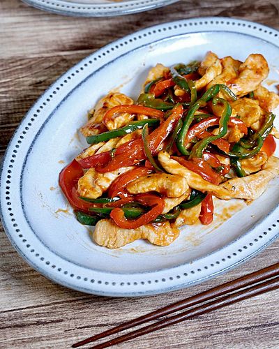 甘旨ちょい辛☆『鶏むね肉ガーリックチリチャップ』