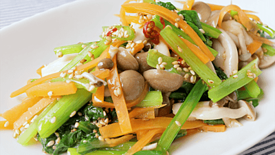 小松菜 サラダのレシピおすすめの30選を紹介