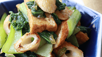 チンゲン菜厚揚げのレシピおすすめの9選を紹介