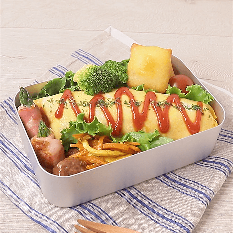 オムライス弁当のレシピおすすめの7選を紹介 | クラシル