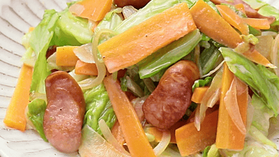 野菜炒め ウインナーのレシピおすすめの3選を紹介
