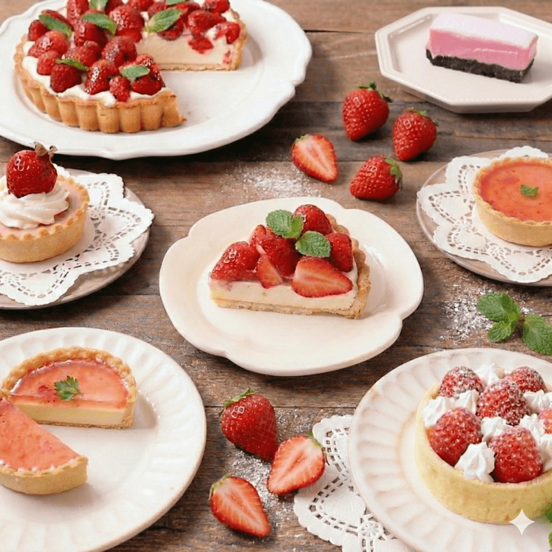 見た目もかわいい🍓 いちごタルトのレシピおすすめの23選を紹介 | クラシル