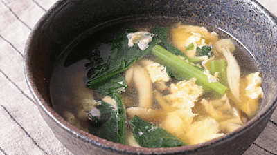 小松菜卵スープのレシピおすすめの22選を紹介