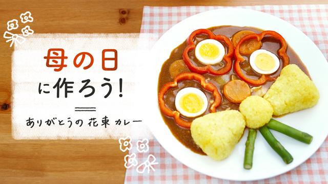 母の日に作ろう!ありがとうの花束カレー